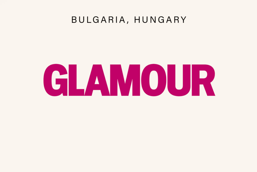 Glamour Magazine in Bulgaria and Hungary