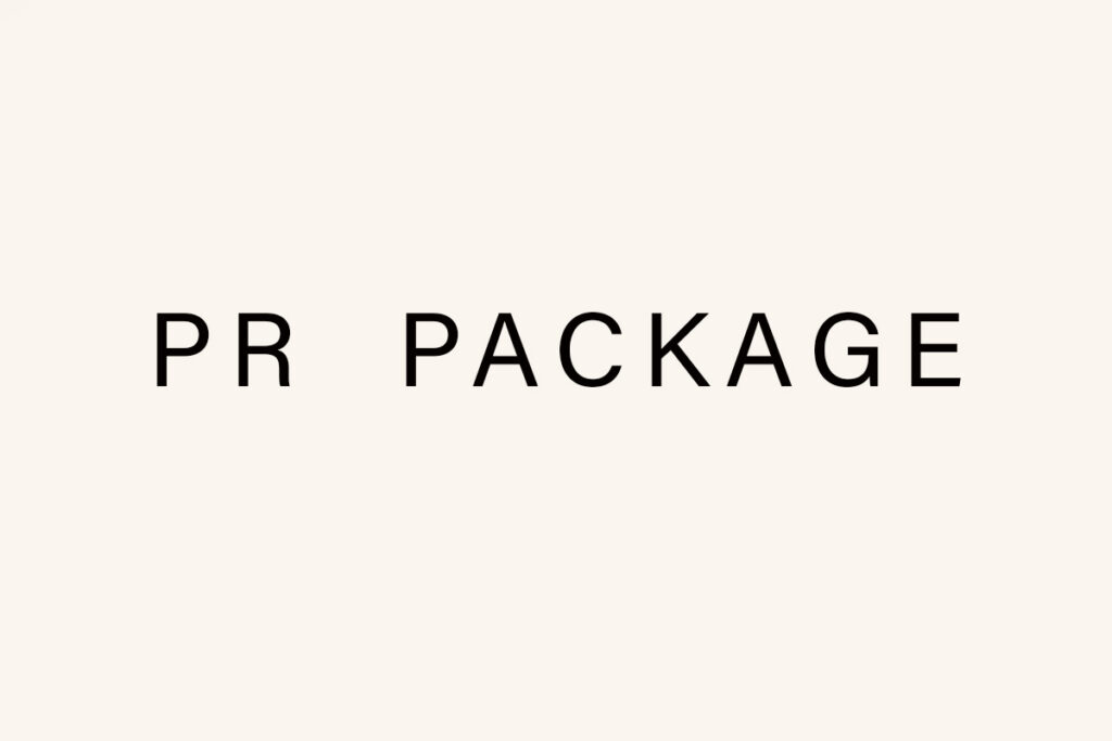 PR package proposal